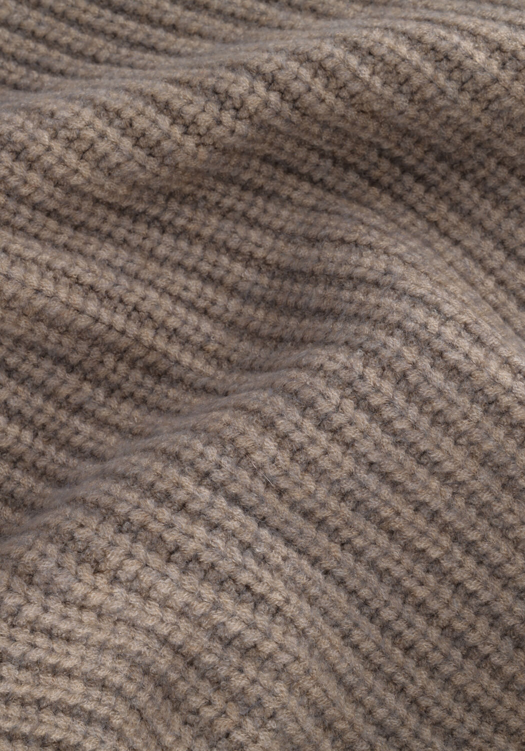 Taupe CO'COUTURE Spencer ROW ZIP VEST KNIT - large