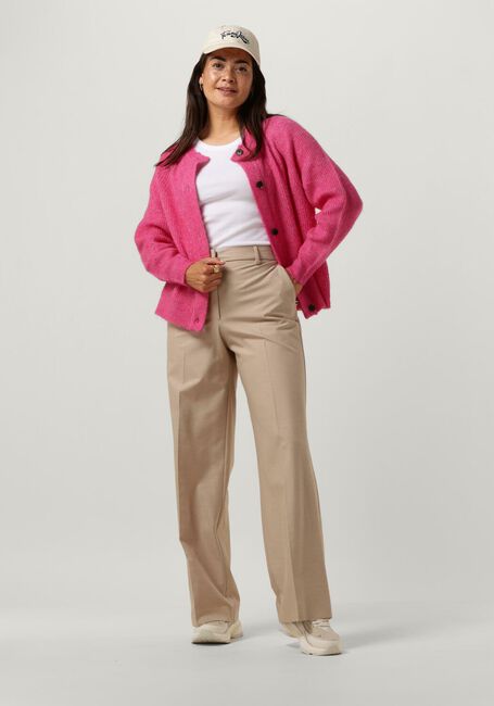 Fuchsie SELECTED WOMEN Strickjacke SLFLULU LS KNIT SHORT CARDIGAN - large