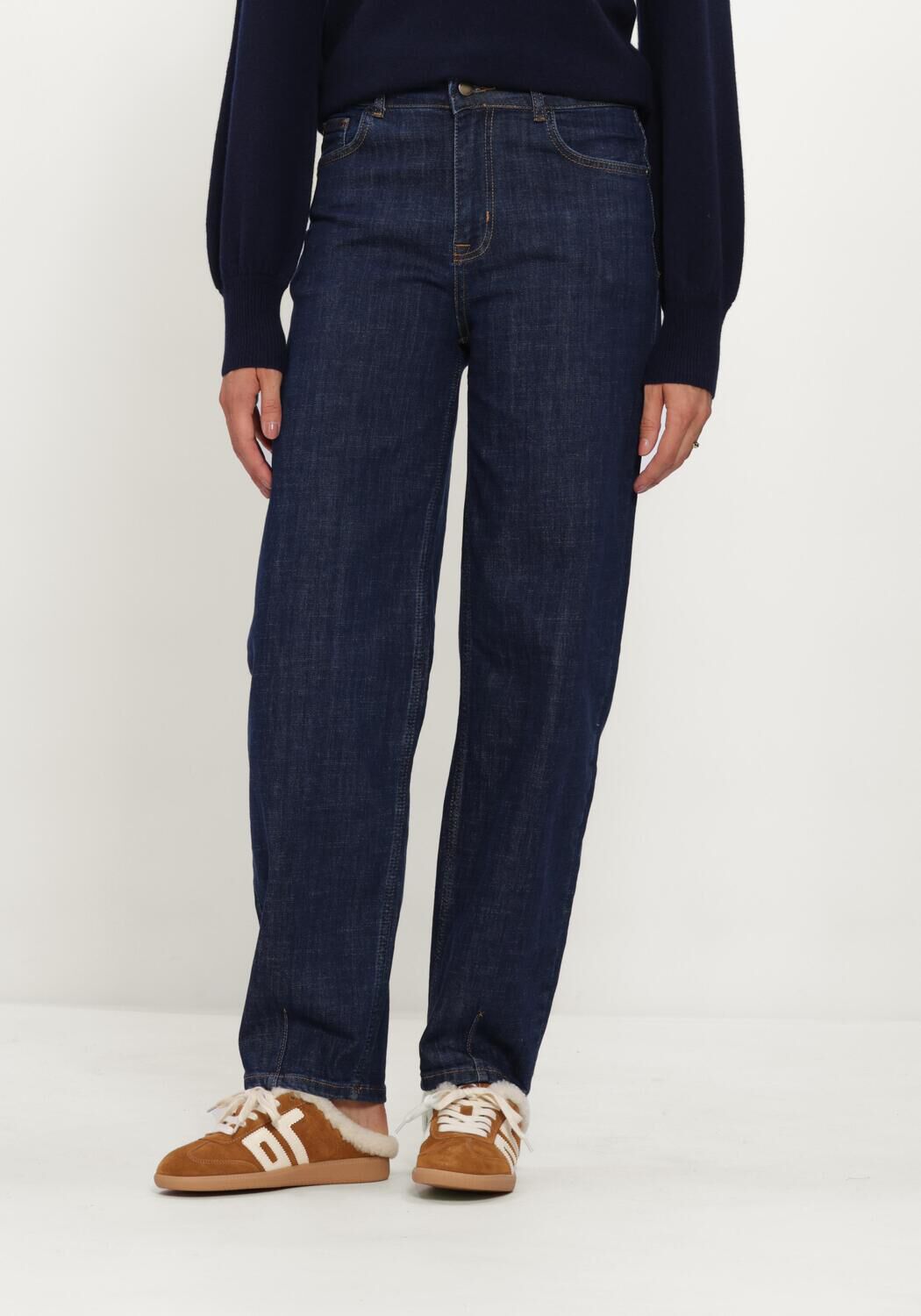 Dunkelblau MY ESSENTIAL WARDROBE Hosen MWLUCY 187 HIGH BARREL - large
