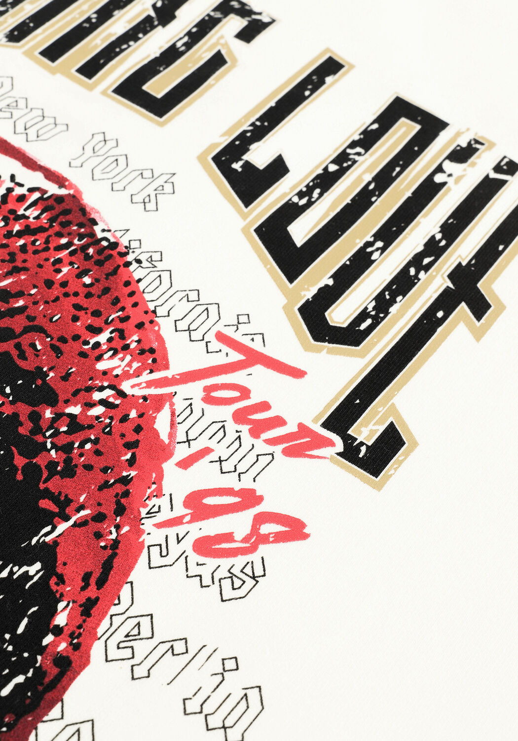 Nicht-gerade weiss COLOURFUL REBEL Sweatshirt COSMIC LOVE OVERSIZED HOODIE - large