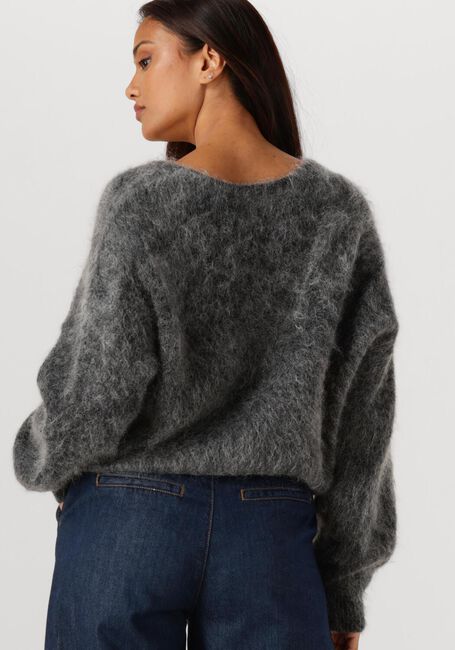 Graue GESTUZ Strickjacke GZDEBBIE CARDIGAN - large