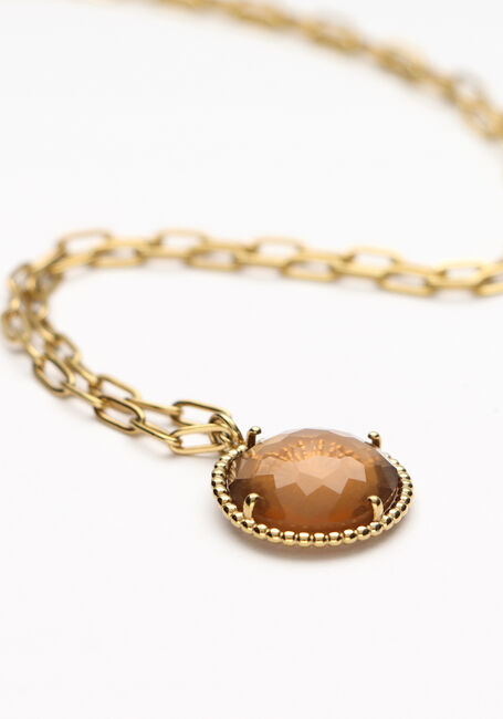 Goldfarbene NOTRE-V Kette KETTING GLAS STEEN - large