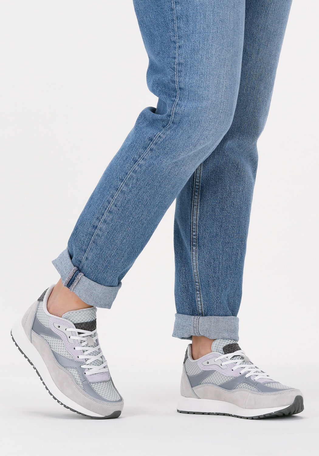 Graue WODEN Sneaker Low HAILEY - large