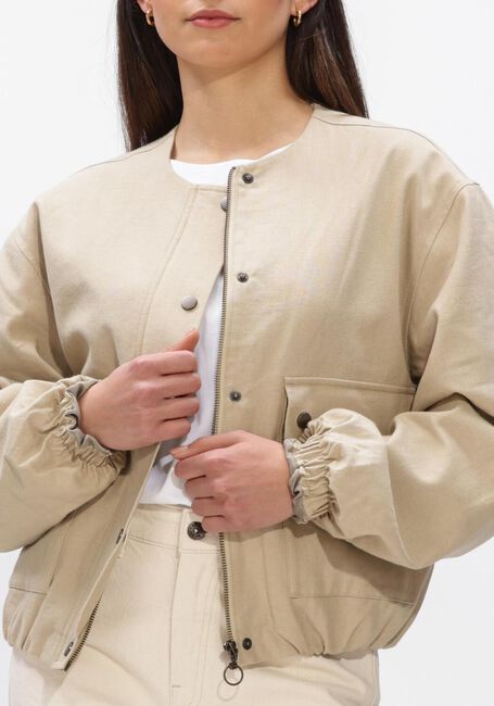 Beige BY-BAR Jacken MAGGIE CANVAS JACKET - large