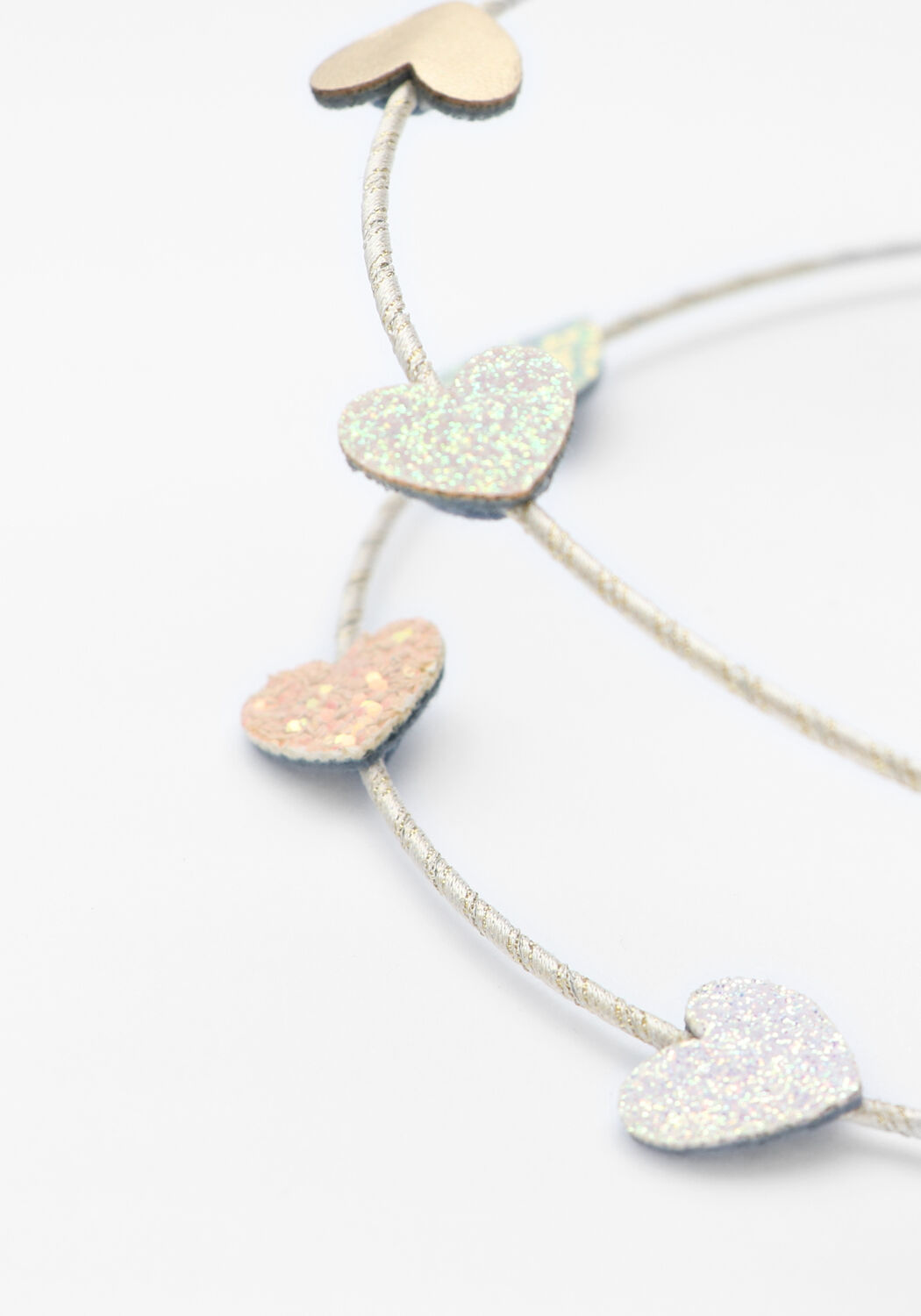 Goldfarbig Mimi & Lula Haarb&auml;nder TEENY HEART DOUBLE ALICE - large