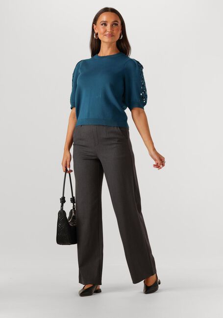 Blaue OBJECT Pullover OBJYUKI S/S RE KNIT PULLOVER 140 - large