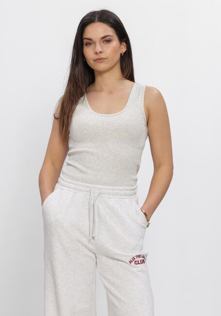 Hellgrau ALIX THE LABEL Top LADIES KNITTED RIB TANKTOP - large