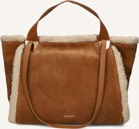 Cognacfarbene COCCINELLE Handtasche OLIVER ECO SHEA - medium