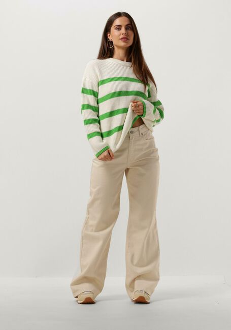 Weiße SELECTED FEMME Pullover SLFBLOOMIE LS KNIT O-NECK B - large