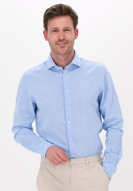 Hellblau PROFUOMO Casual-Oberhemd HARTGER W COTTON-LINNEN - large