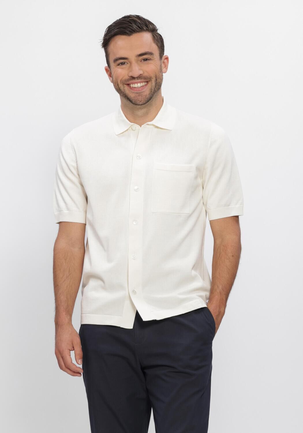 Wei&szlig;e JC RAGS Polo-Shirt POLO SS ASHER - large
