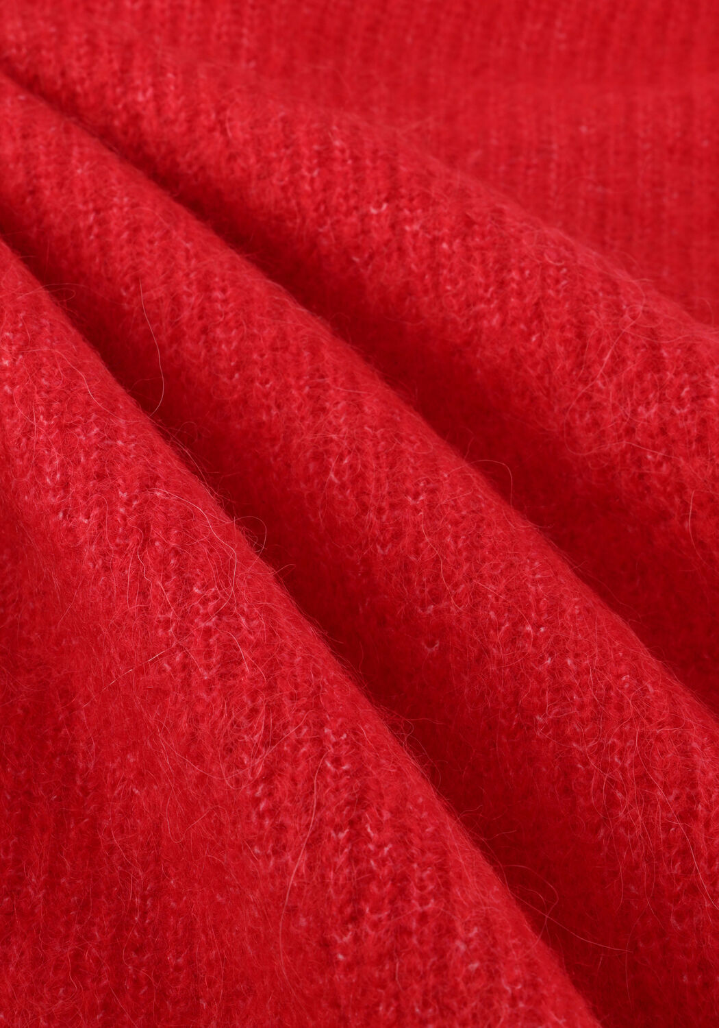 Rote SELECTED WOMEN Rollkragenpullover SLFSIA RAS LS KNIT ROLLNECK - large