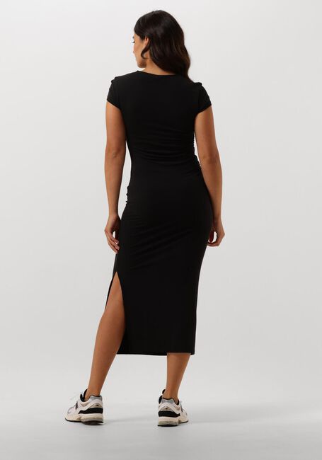 Schwarze CALVIN KLEIN Midikleid MODAL DETAIL DRESS - large