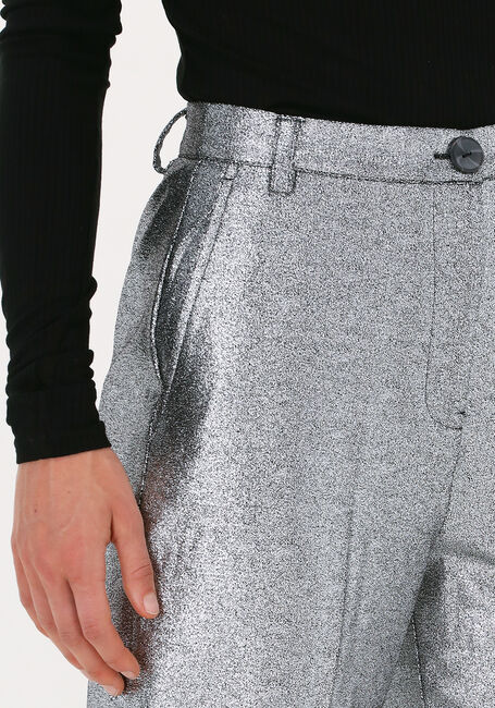 Silberne SELECTED FEMME Hose SANA HW TAPERED PANTS - large