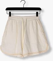 Weiße ACCESS Kurze Hose SHORTS WITH ELASTIC WAIST AND FRINGES