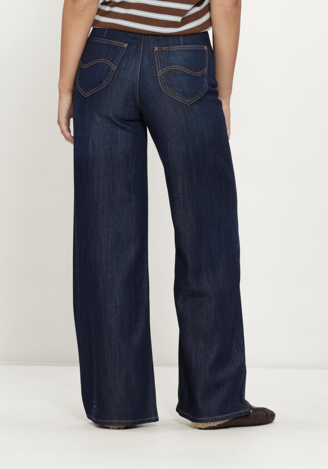 Dunkelblau LEE Wide jeans STELLA - large