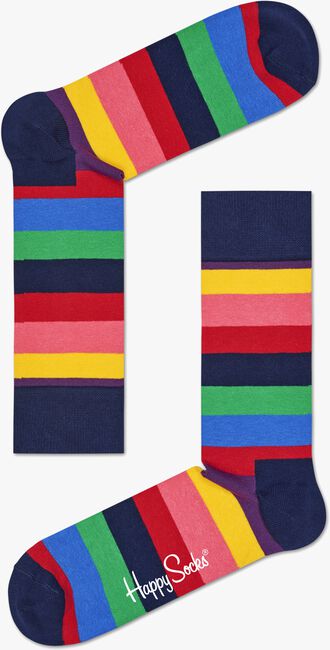 Mehrfarbige/Bunte HAPPY SOCKS Socken STRIPE - large