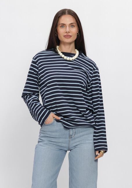 Dunkelblau ENVII Top ENKULLA LS STRIPE 5310 - large