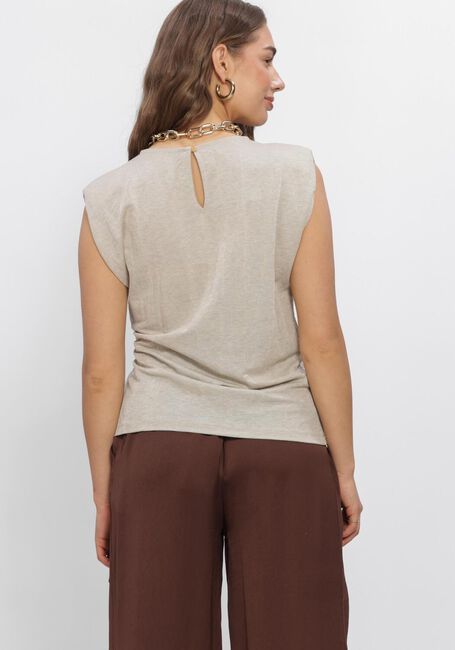 Khaki SUMMUM Tops & T-shirts TOP LINEN LOOK - large