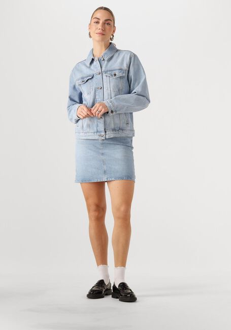 Hellblau OBJECT Minirock OBJELLEN HW SHORT DENIM SKIRT DIV - large