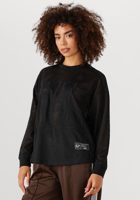 Schwarze HAUTE L'AMITIÉ Tops & T-shirts DRIFT LS SPORTS BLOUSE - large