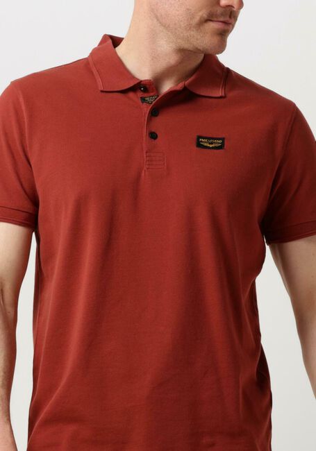 Rote PME LEGEND Polo-Shirt SHORT SLEEVE POLO TRACKWAY - large