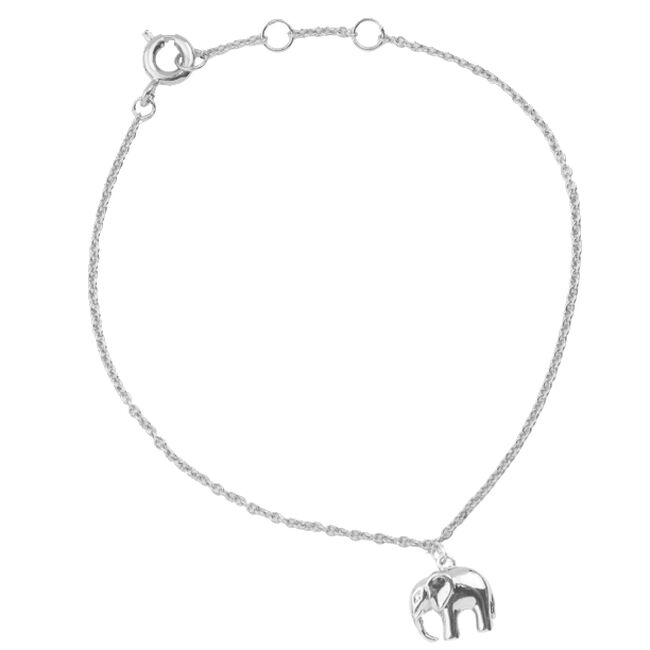 Silberne ATLITW STUDIO Armband SOUVENIR BRACELET ELEPHANT - large