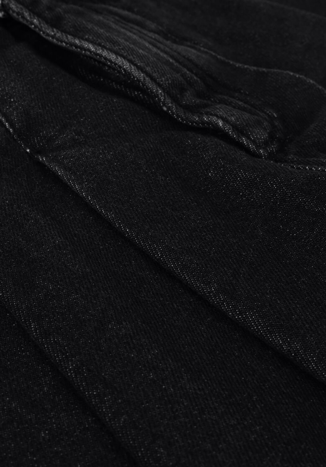 Schwarze LIKE FLO Minirock DENIM SKORT WITH PLEADS - large