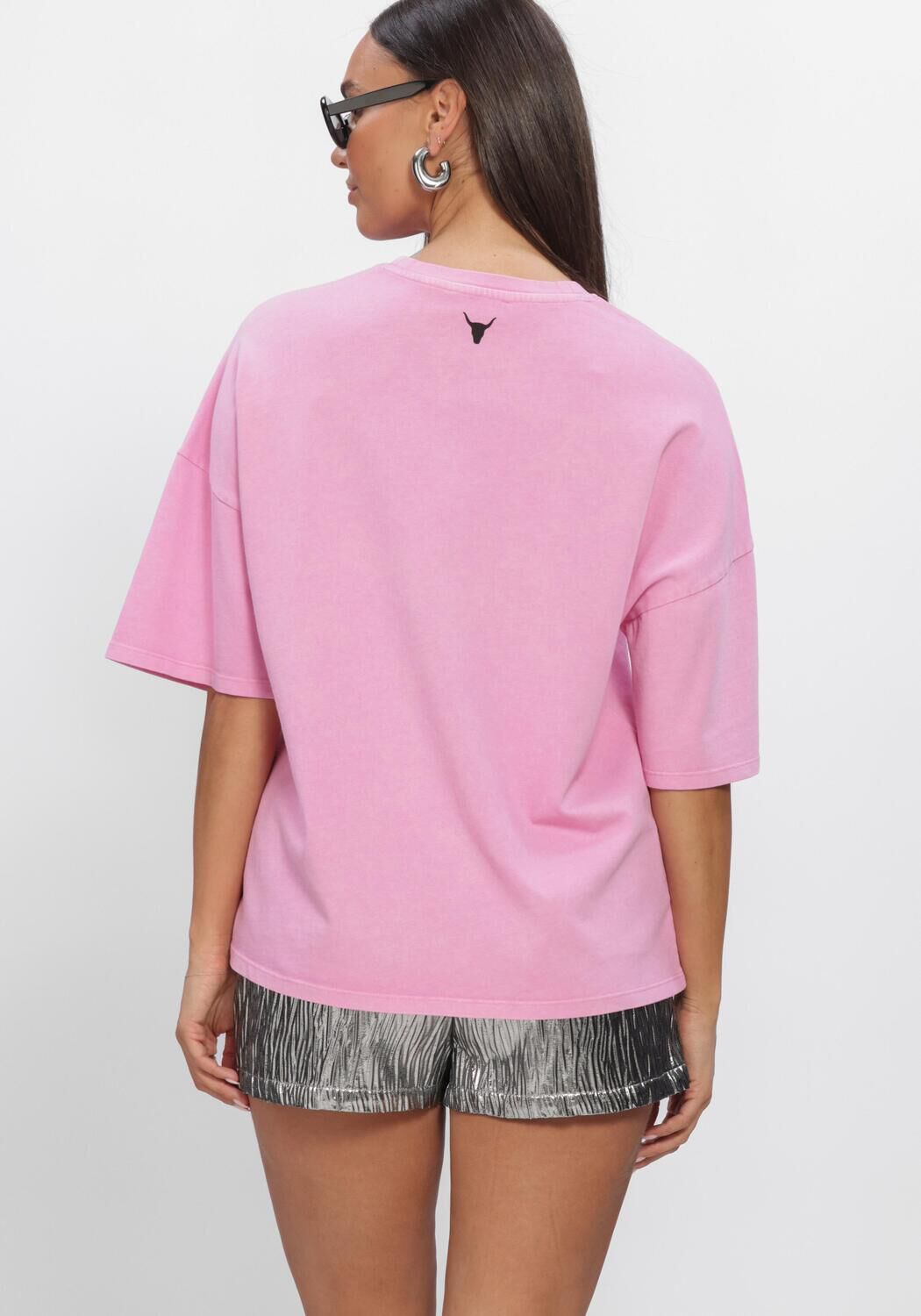 Rosane ALIX THE LABEL T-shirt LADIES KNITTED THE LABEL T-SHIRT - large