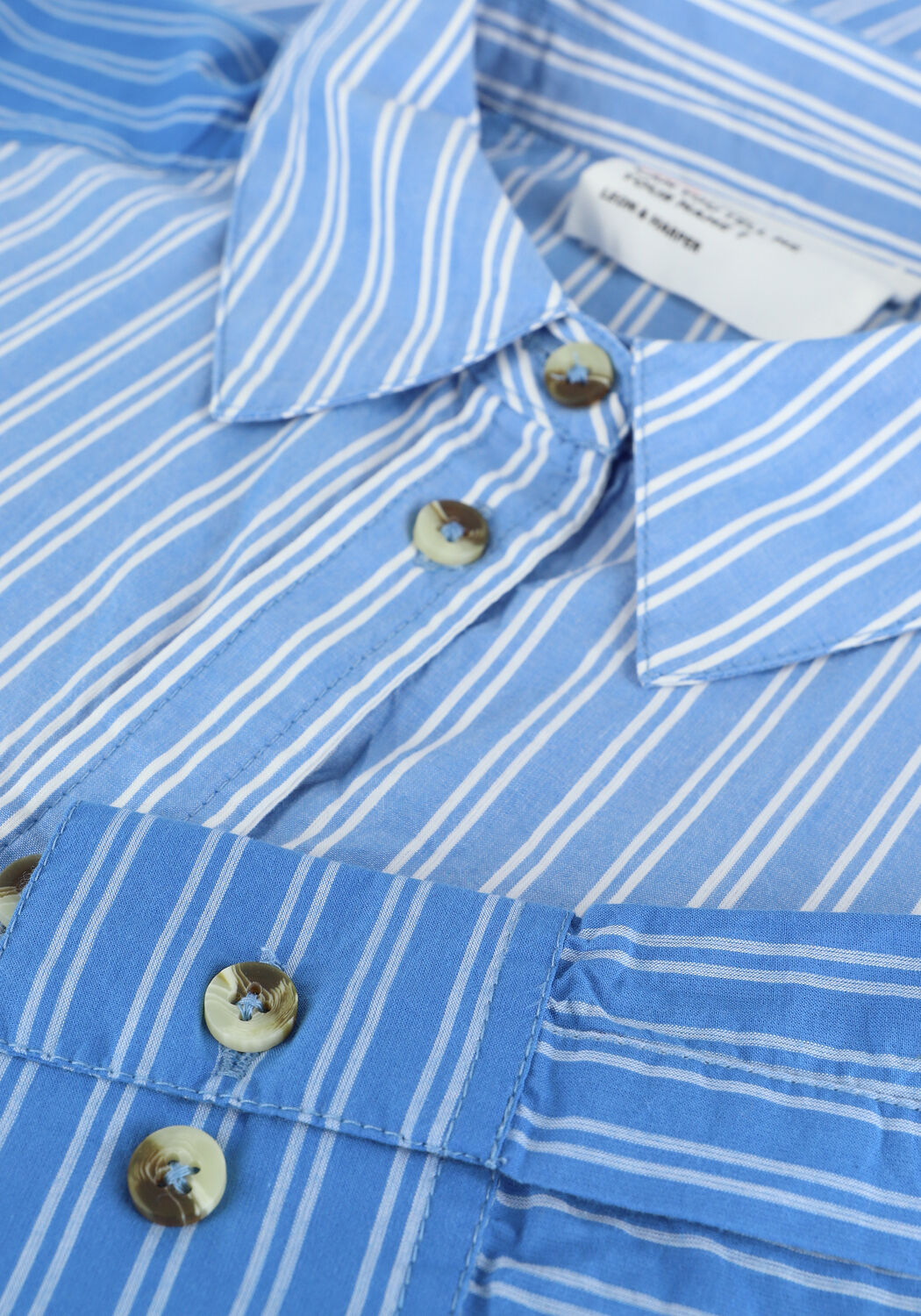 Hellblau LEON & HARPER Blusen CRUZ TC04 STRIPES - large