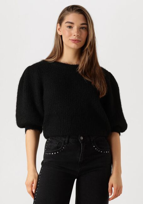 Schwarze CO'COUTURE Pullover CORALIE BOW RIB KNIT - large
