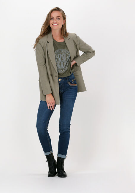 Grüne MOS MOSH T-shirt LEAH HOLI O-SS TEE - large