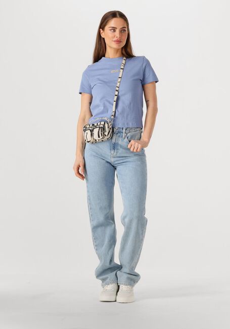 Blaue CALVIN KLEIN T-shirt PLACED INSTITUTIONAL BABY TEE - large