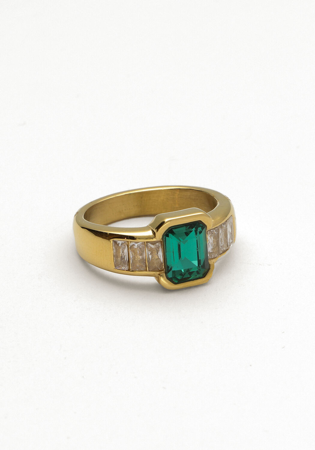 Goldfarbig NOTRE-V Ring OMFW22-015