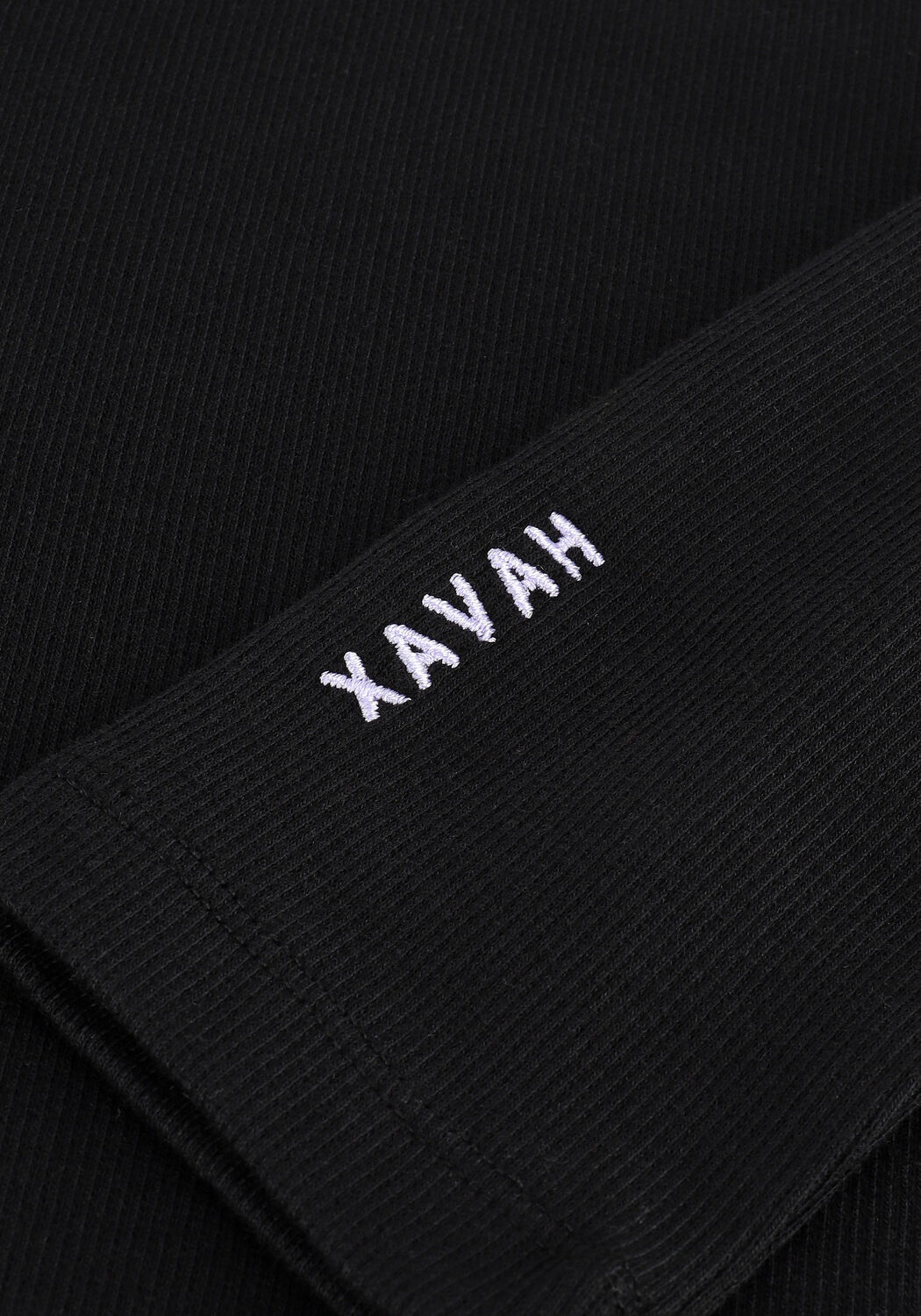 Schwarze XAVAH Top RIB-TOP - large