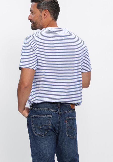 Blaue TOMMY HILFIGER T-shirt ESS SEASONAL REG FIT STRIPE TEE - large