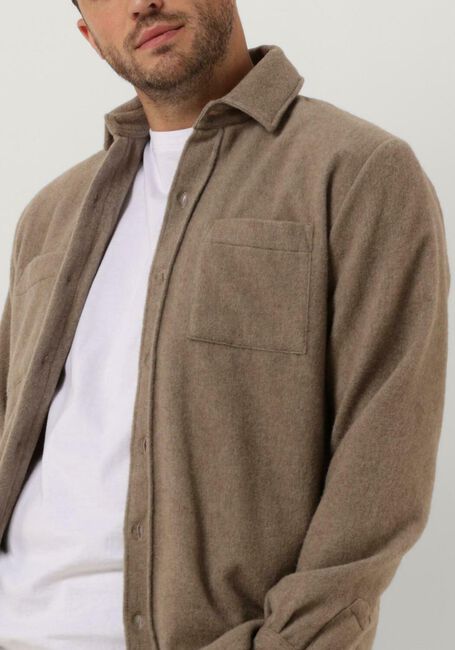 Beige THE GOODPEOPLE Overshirt SAMUEL - large