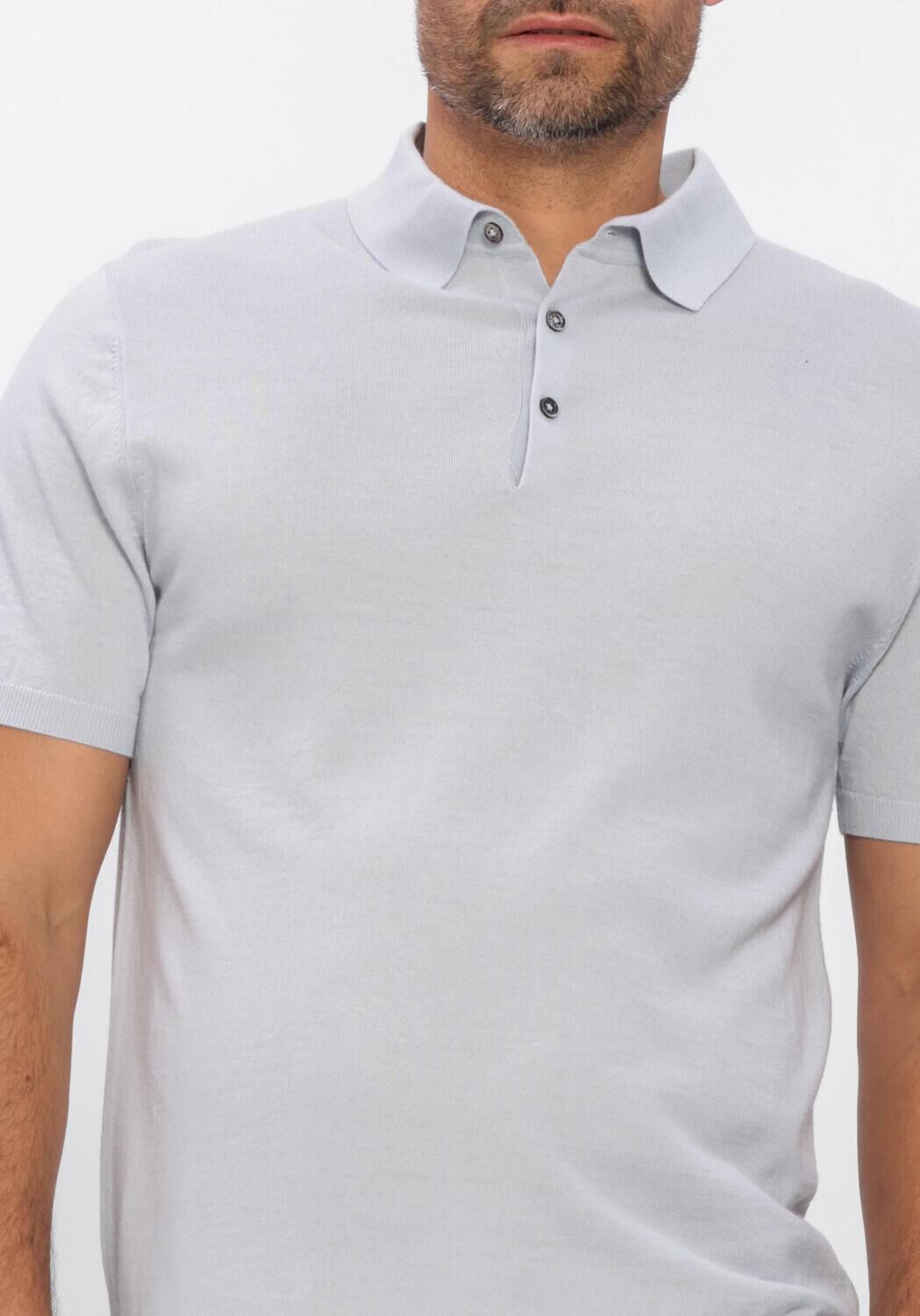 Blaue STEFANO LAURAN Polo-Shirt POLO BODEN - large