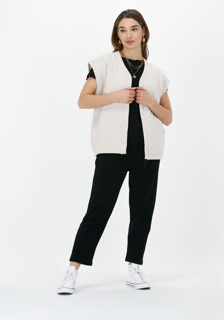 Schwarze 10DAYS Top TEE LINEN - large