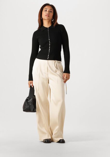 Schwarze SECOND FEMALE Pullover JET KNIT CARDIGAN - large