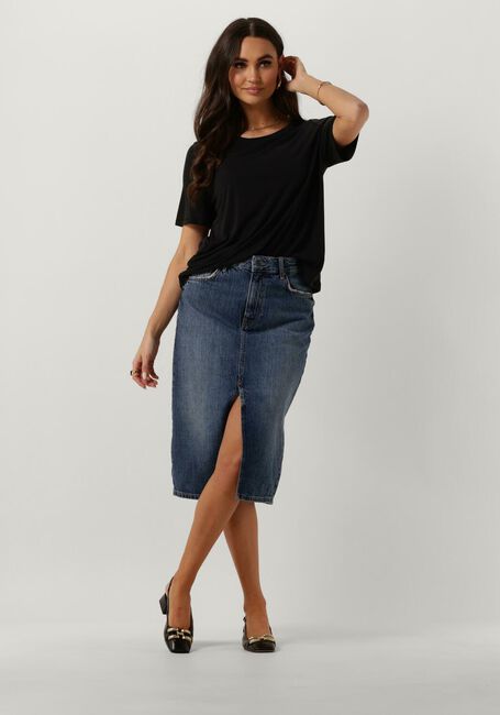 Schwarze OBJECT T-shirt OBJANNIE S/S T-SHIRT NOOS - large