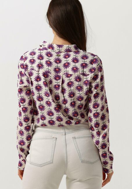 Ecru POM AMSTERDAM Blusen MILA FLOWER ECRU BLOUSE - large