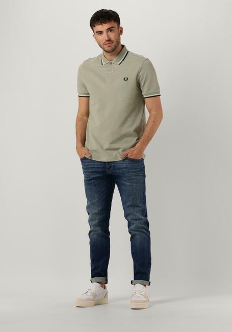 Grüne FRED PERRY Polo-Shirt TWIN TIPPED FRED PERRY SHIRT - large