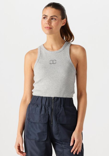 Hellgrau CO'COUTURE Top SAHARACC EMBROIDERY TANK TOP - large
