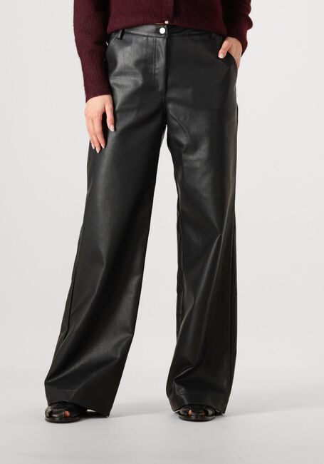 Schwarze NEO NOIR Hose PINUR FAUX LEATHER PANTS - large