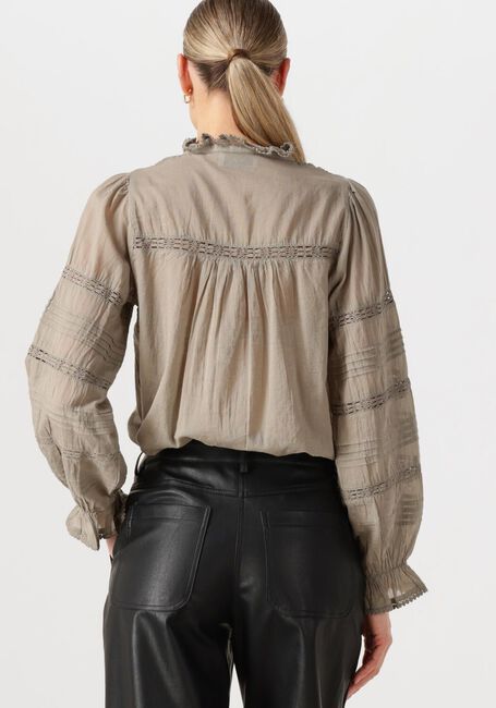 Taupe NEO NOIR Blusen LYLA S VOILE BLOUSE - large
