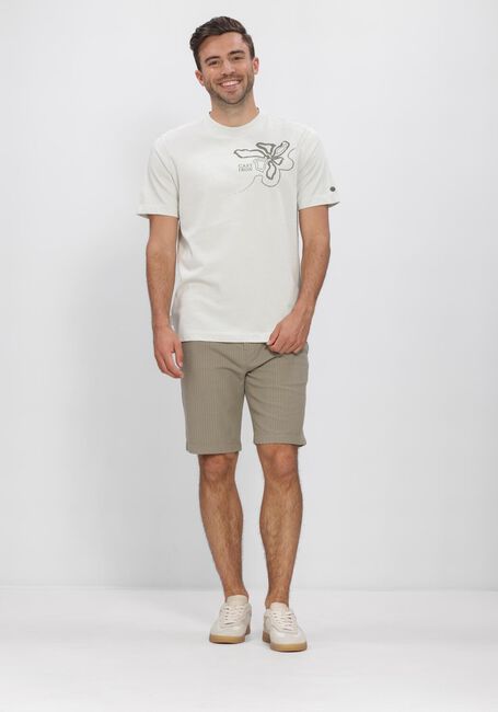 Hellgrau CAST IRON T-shirt SHORT SLEEVE R-NECK REGULAR FIT SINGLE JERSEY - large