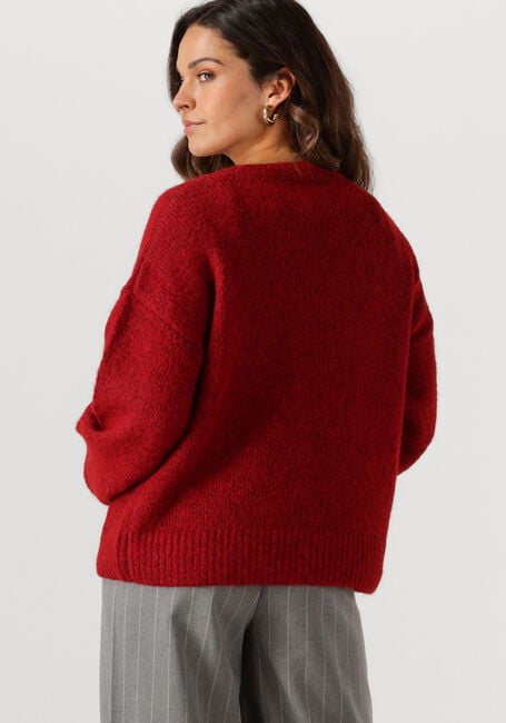Rote OBJECT Pullover OBJSAGGIA LS LO PULLOVER - large
