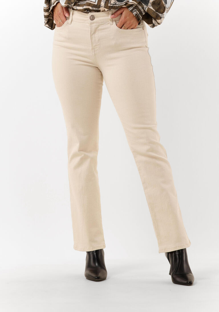 ecru mos mosh flared jeans ashley natural jeans