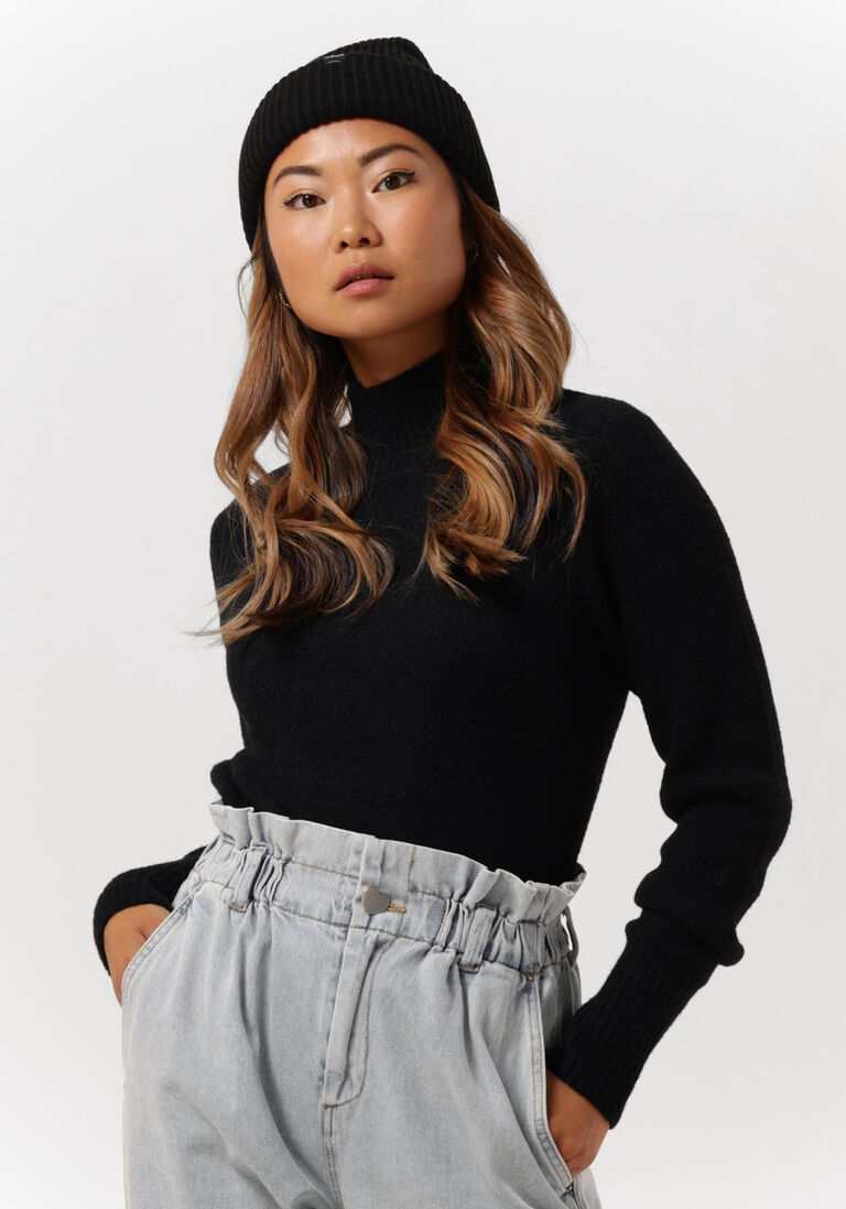 schwarze catwalk junkie rollkragenpullover kn louise